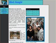 Tablet Screenshot of birdjungle.com